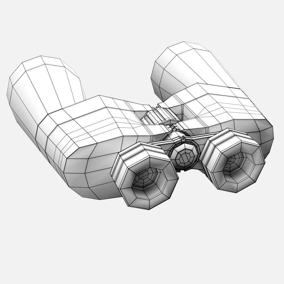 Binoculars 3D Model by weeray