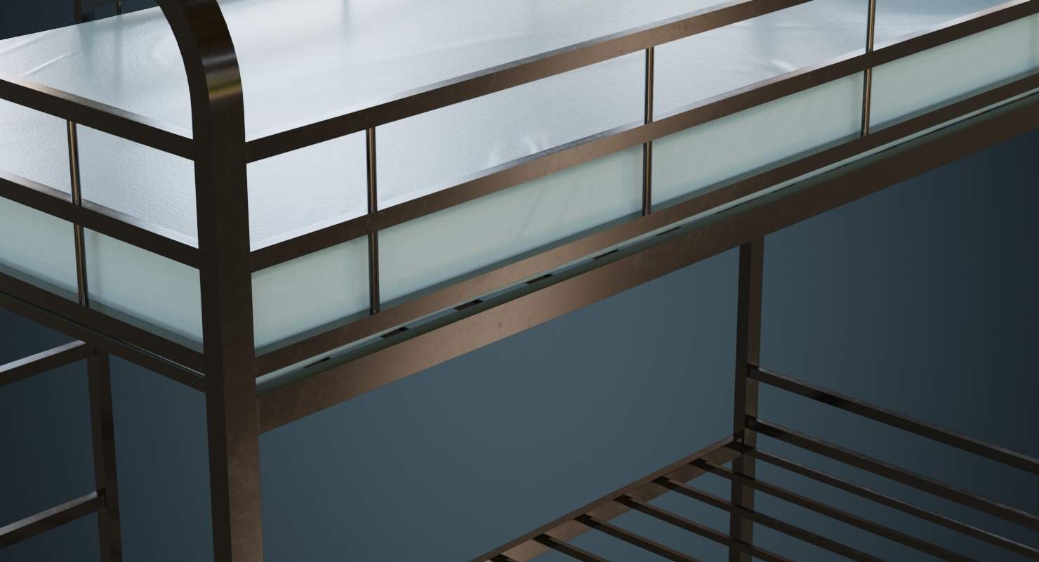 Bunk Bed 3A 3D Model by