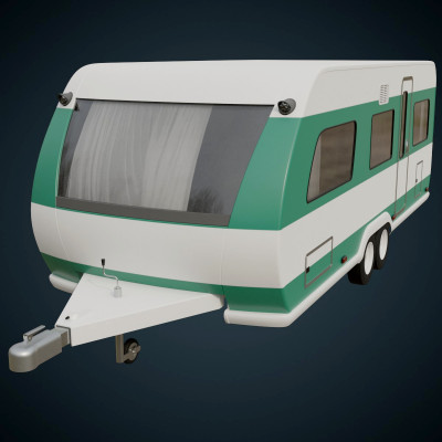 Caravan Rfa File Caravan 1A - 3D Model by weeray