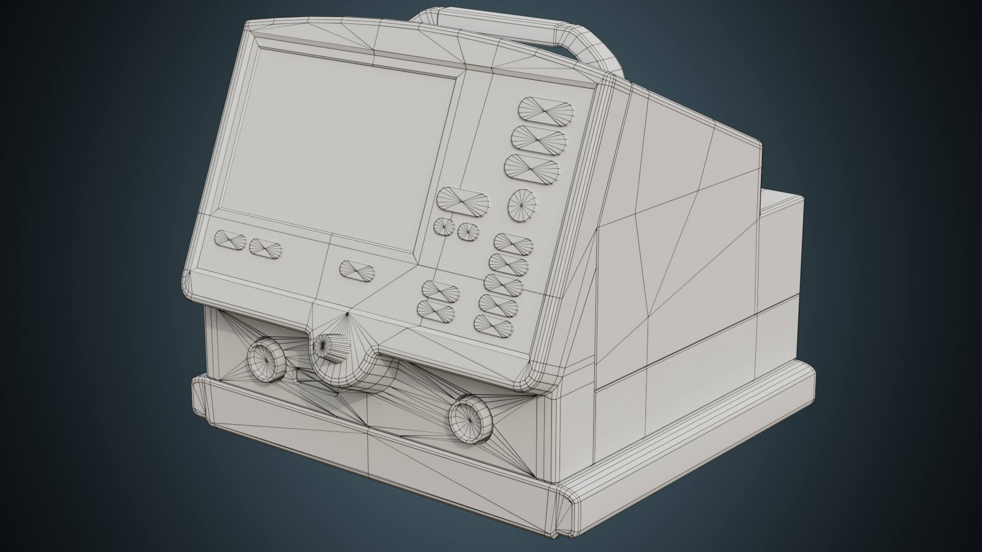 Defibrillator 2A - 3D Model by weeray