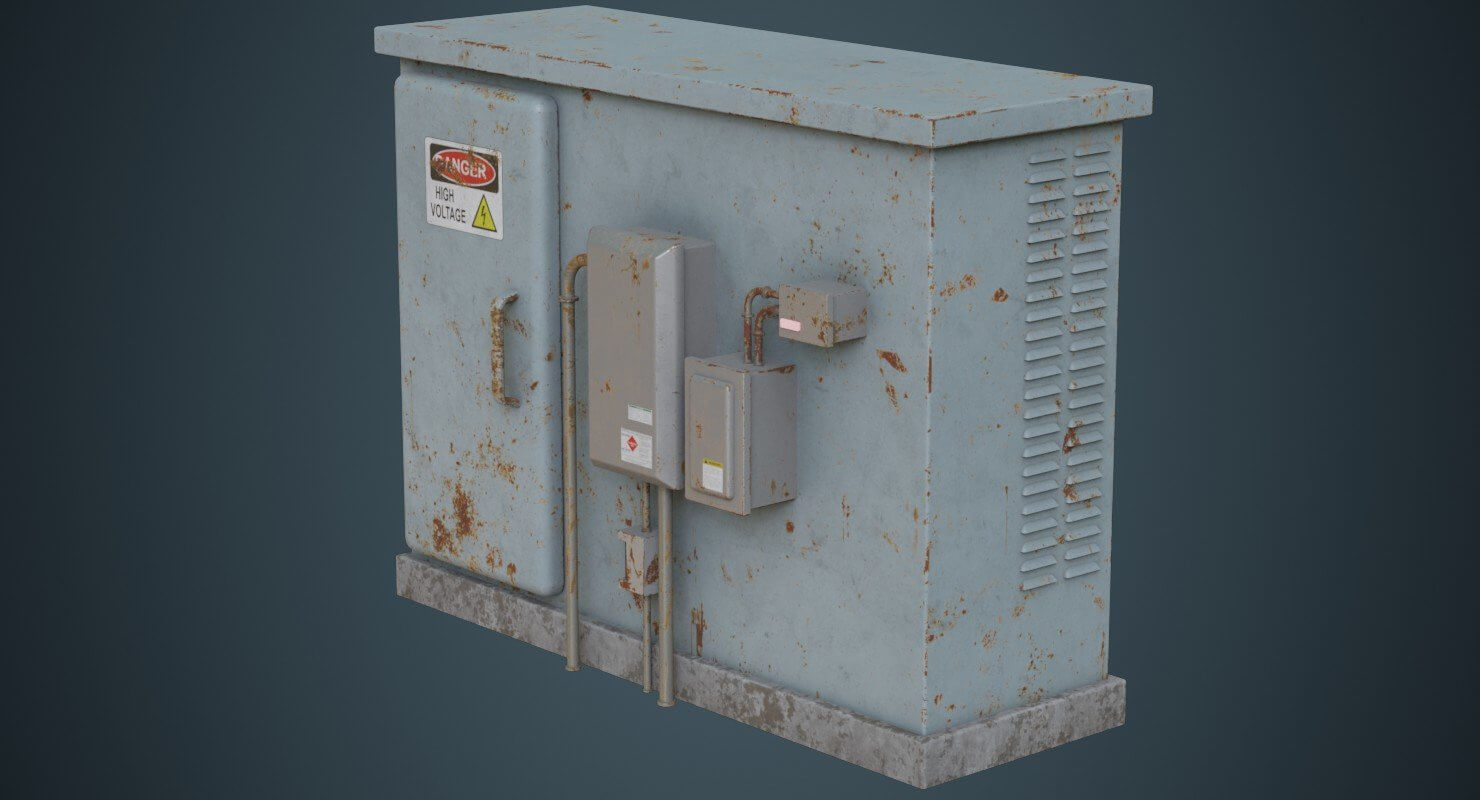 Electrical Enclosure 4B 3D Model by weeray