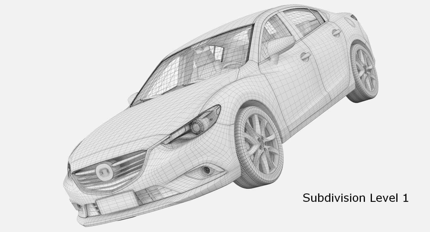 Generic Car - 3D Model by weeray
