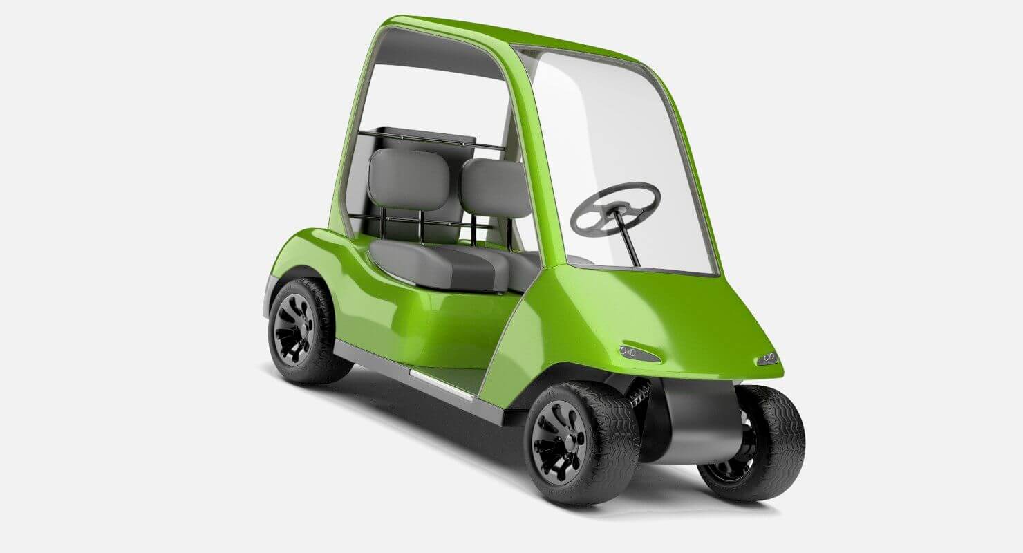 Golf Car Rvt Model Golf Cart - 3D Model by weeray