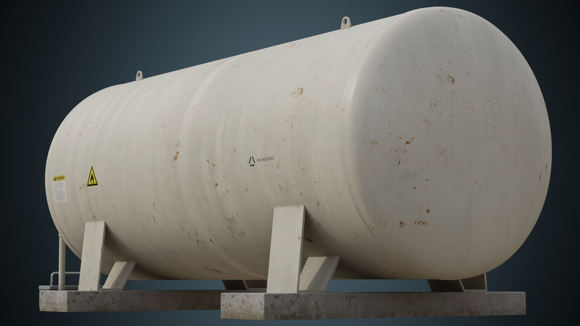 Industrial Gas Tank 6B 3D Model by weeray