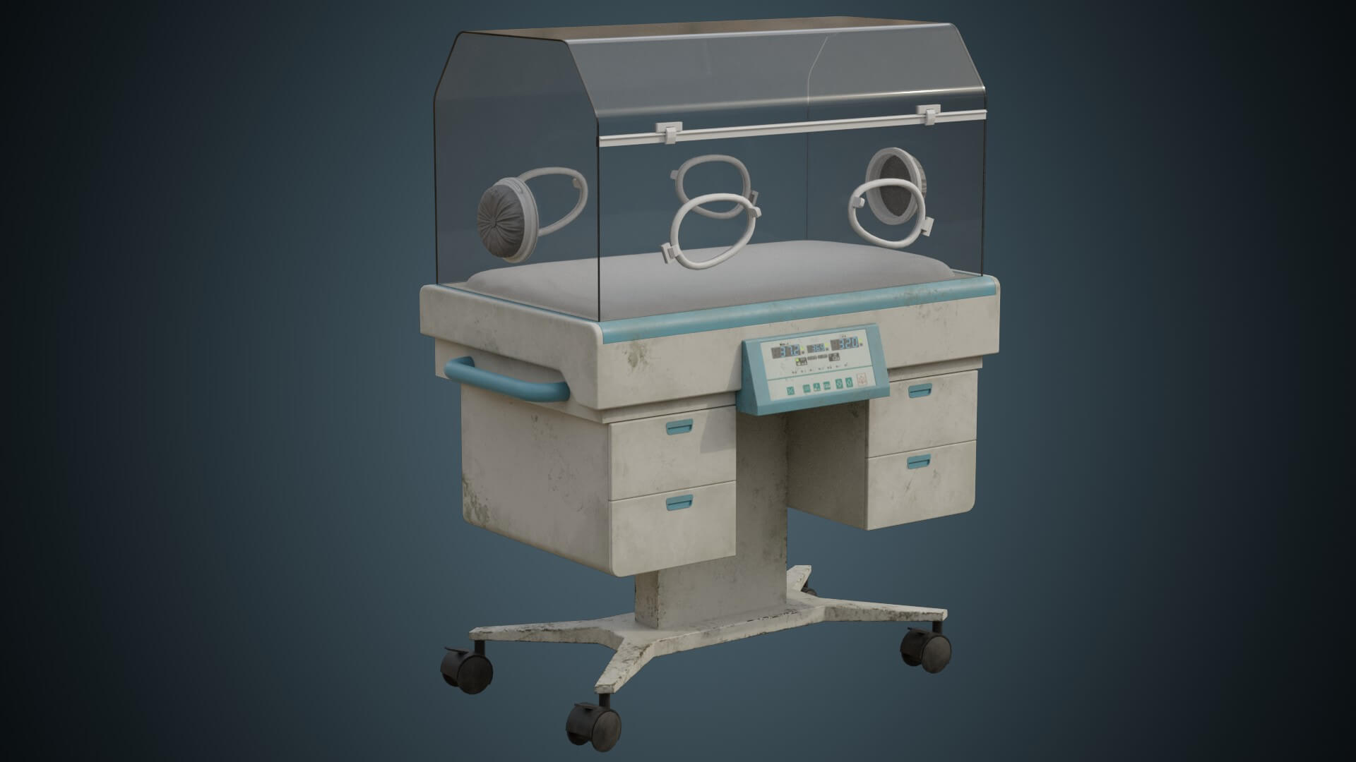 Infant Incubator 1B - 3D Model by weeray