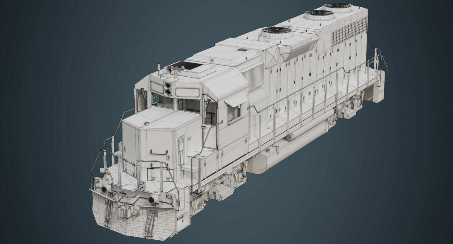 Locomotive 2B - 3D Model by weeray
