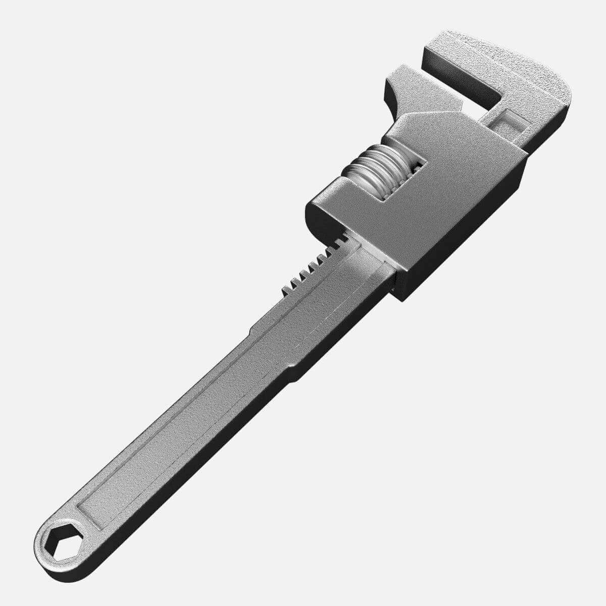 Monkey Wrench 3D Model by weeray