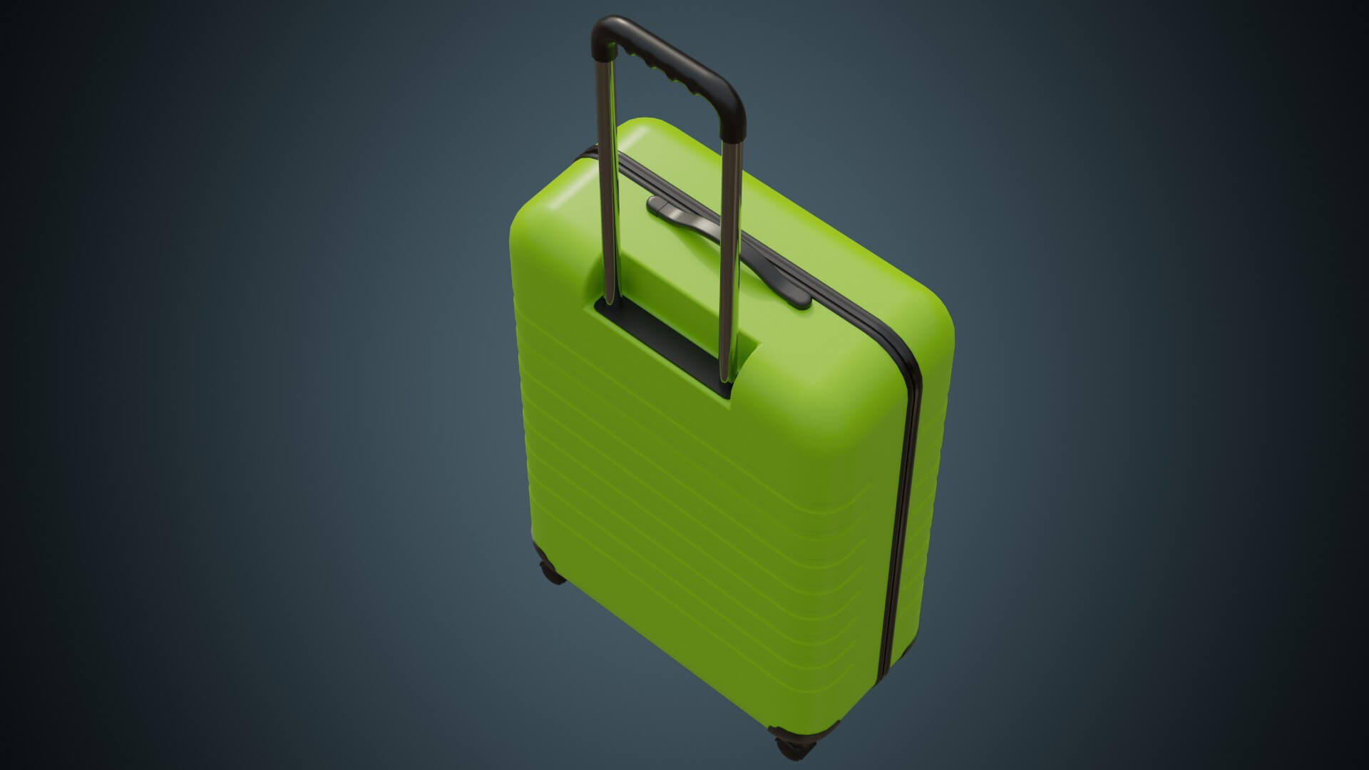 Rolling Suitcase 1 Basic 3D Model by weeray