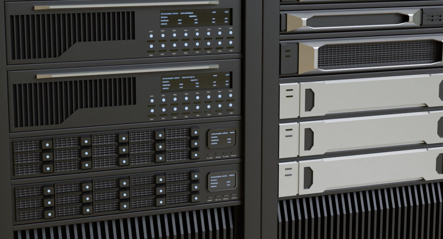 Server 3A - 3D Model by weeray