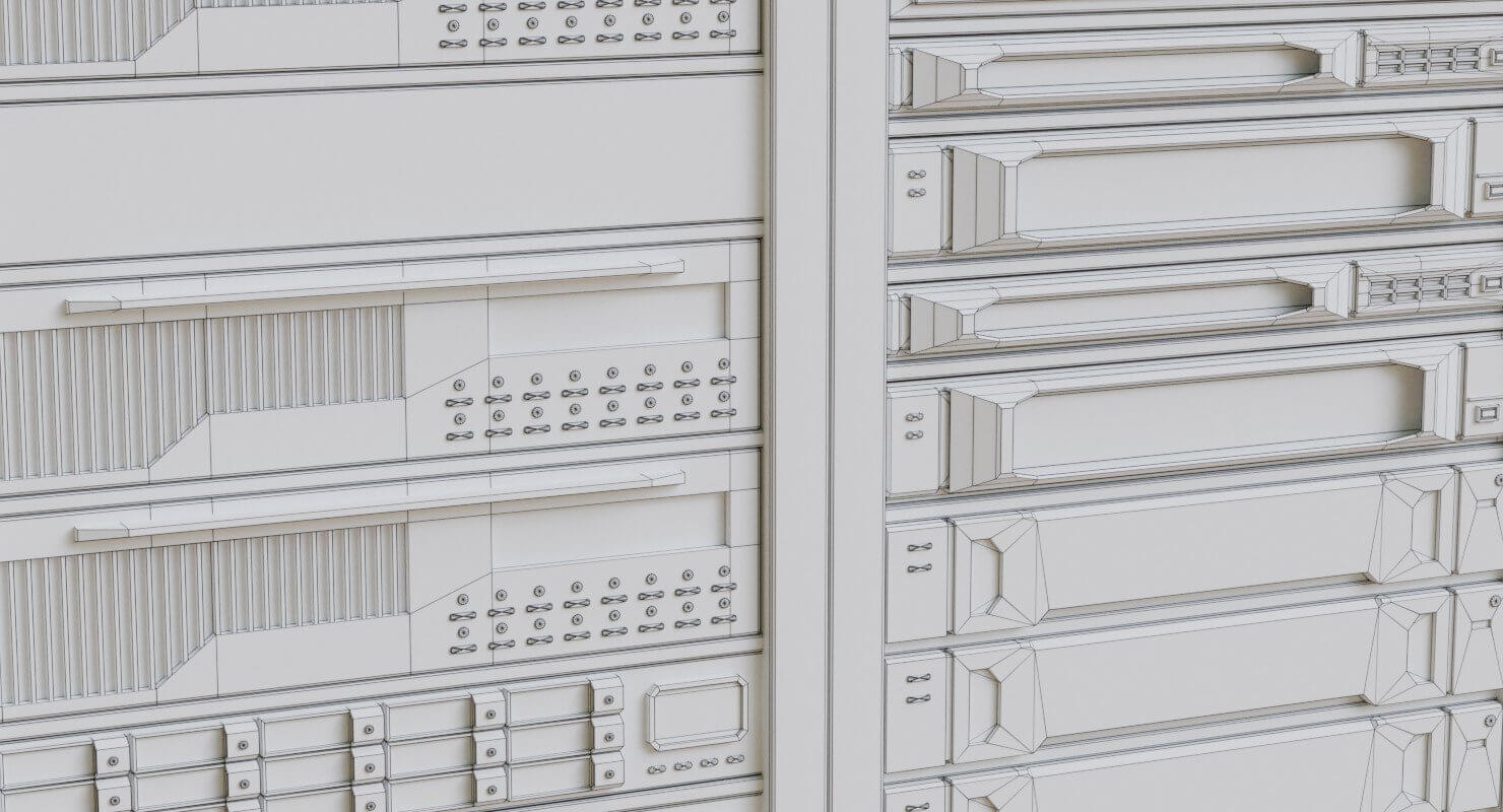 Server 3A - 3D Model by weeray