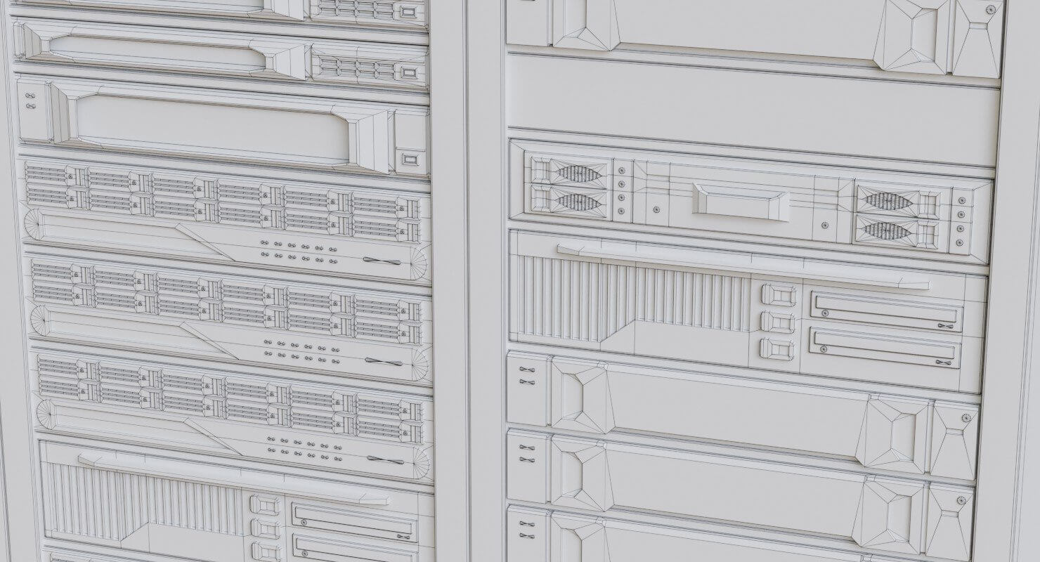 Server 3A - 3D Model by weeray