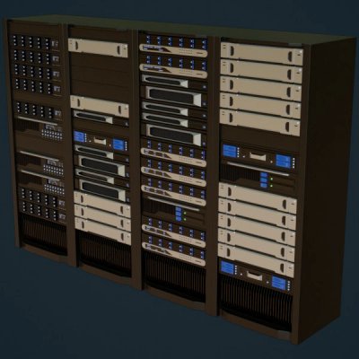Server 3A - 3D Model by weeray