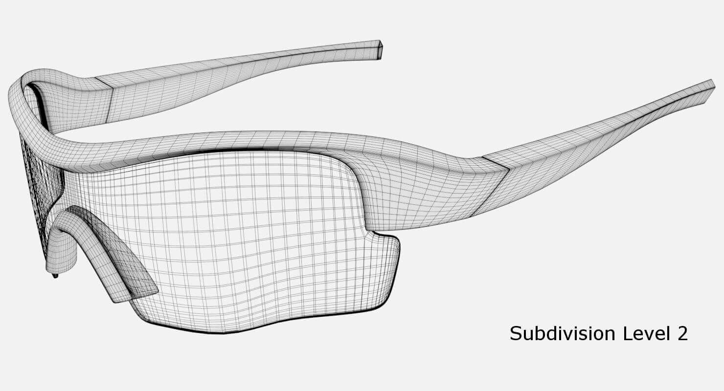 Sport Sun Glasses 3D Model by weeray