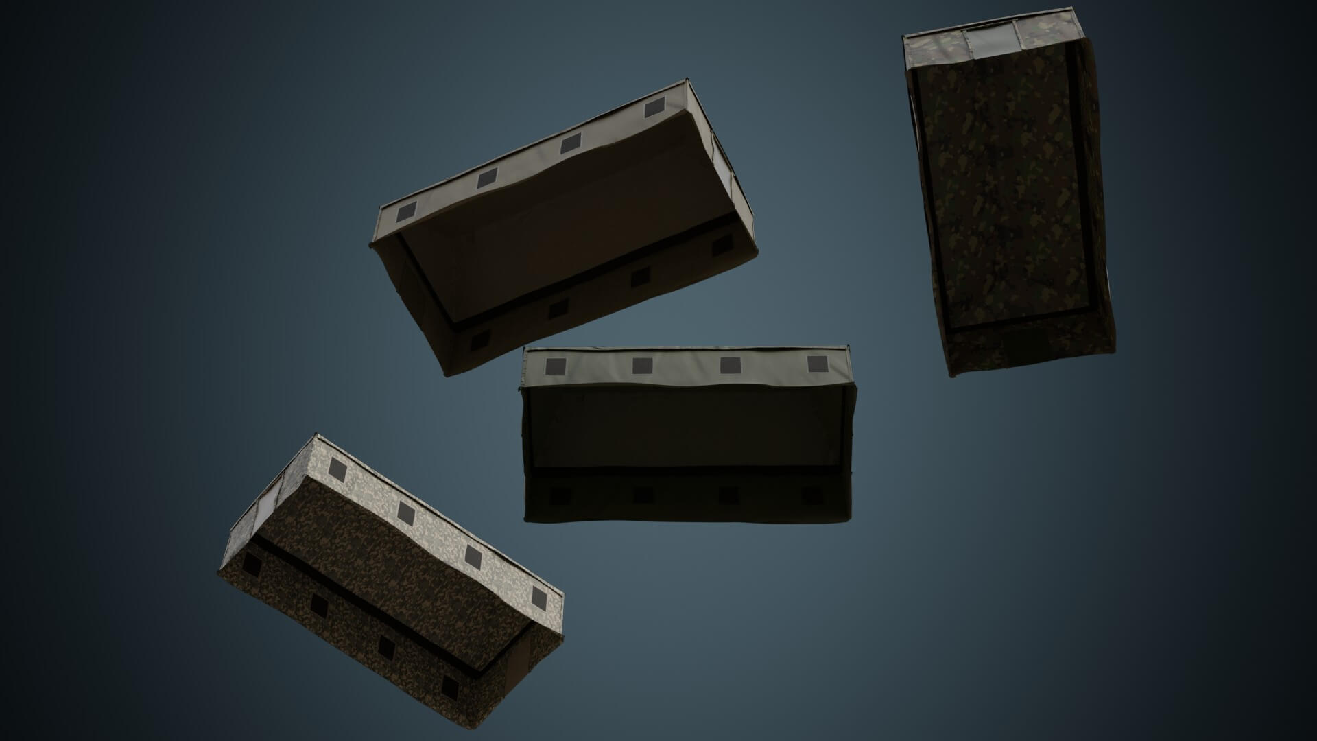 Tent 2A 3D Model by weeray