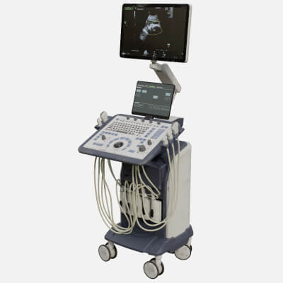 Ultrasound Machine 1B - 3D Model by weeray