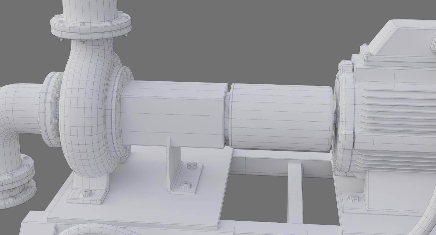 Water Pump - 3D Model by weeray