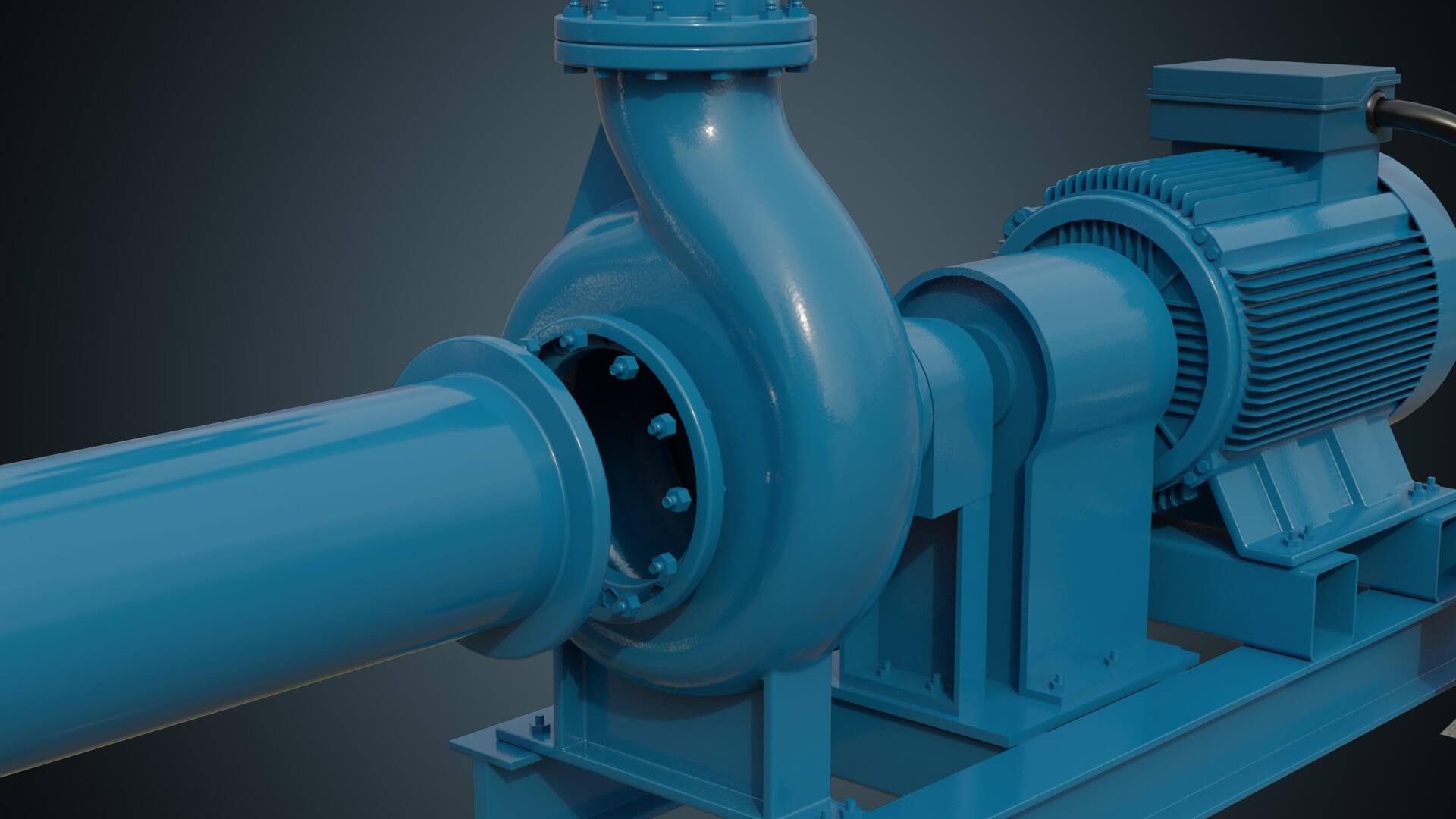 Water Pump 3A - 3D Model by weeray