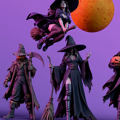 Halloween Fiends - Daz Content by Weltschmerz