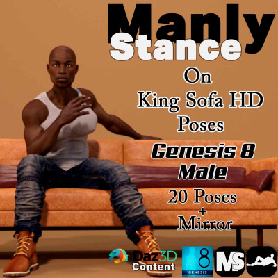 Manly Stance - G8M King Sofa HD Vol 2