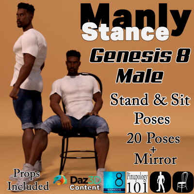 Manly Stance-G8M Standing &amp Chair Vol 2