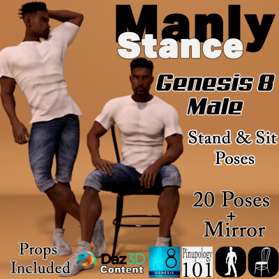 Manly Stance-G8M Standing &amp Chair Vol 4