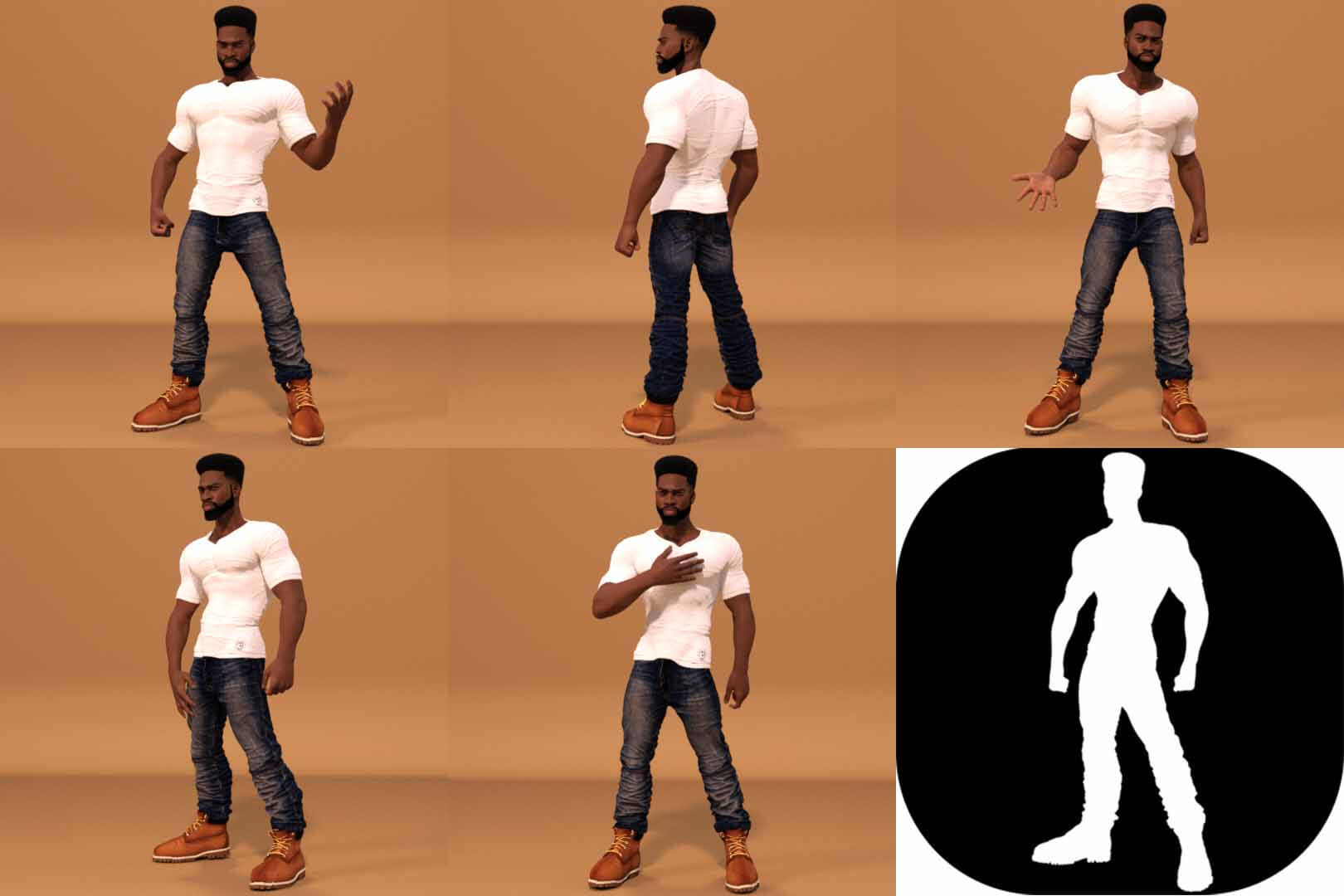 Manly Stance-G9M Standing & Chair Vol 2