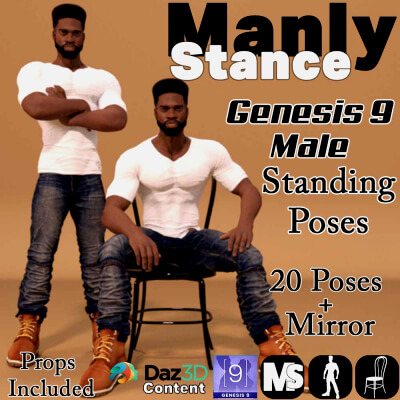 Manly Stance-G9M Standing &amp Chair Vol 4