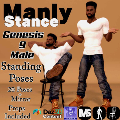 Manly Stance-G9M Standing &amp Chair Vol 5