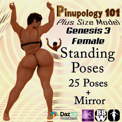 Pinupology 101 BBW G3F-Standing Poses Vol 3 by wentley