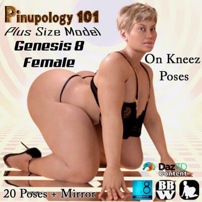 Pinupology 101 BBW G8F-On Kneez Poses Vol 1 by wentley