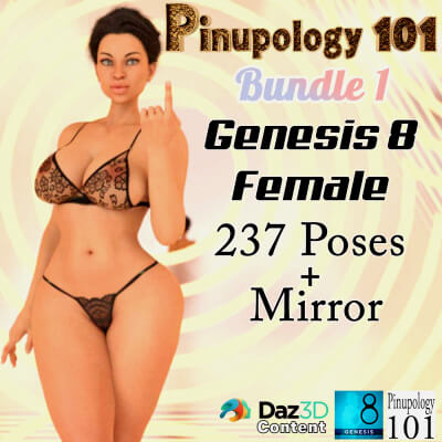 Pinupology 101 for G8F-Bundle 1 Stand-On Kneez- on Floor by wentley