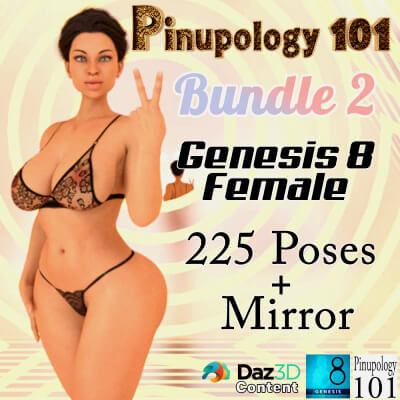 Pinupology 101 for G8F-Bundle 2 Stand-On Kneez- on Floor by wentley