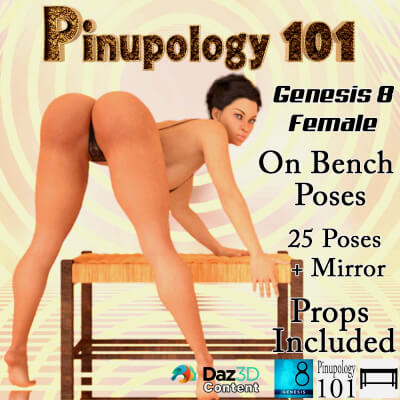 Pinupology 101 for G8F-On Bench Poses Vol 2 by wentley