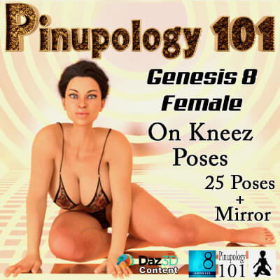 Pinupology 101 for G8F-On Kneez Poses Vol 4 by wentley