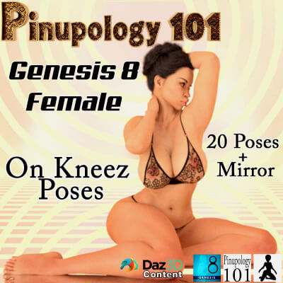 Pinupology 101 for G8F-On Kneez Poses Vol 6 by wentley