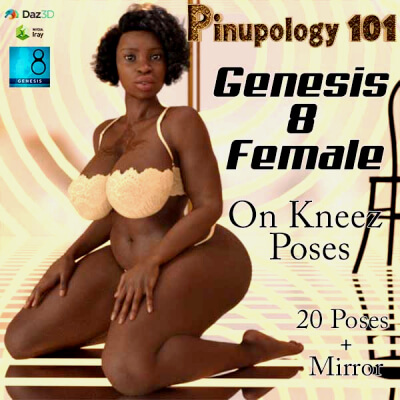Pinupology 101 for G8F-On Kneez Poses Vol 1 by wentley