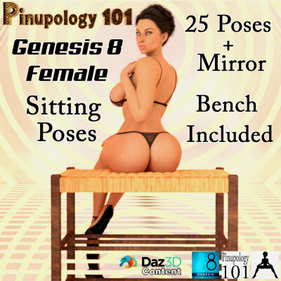 Pinupology 101 for G8F-Sitting Poses 5 by wentley