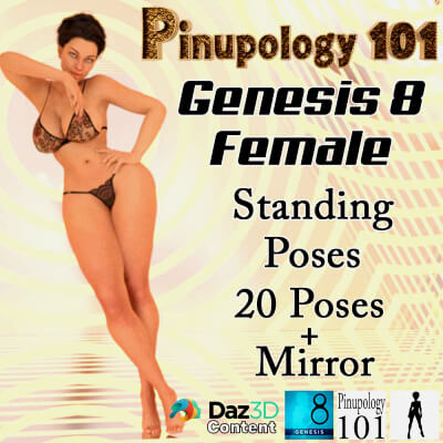 Pinupology 101 for G8F-Standing Poses Vol 14 by wentley