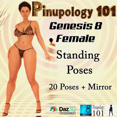 Pinupology 101 for G8F-Standing Poses Vol 2 by wentley