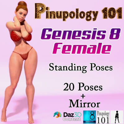 Pinupology 101 for G8F Standing Poses Vol 24 by wentley