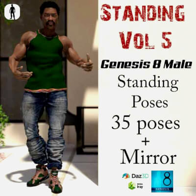 Standing Pose Pour G8M Vol 5