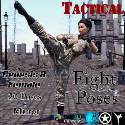 Tactical Poses G8F-Fight Vol 1 by wentley