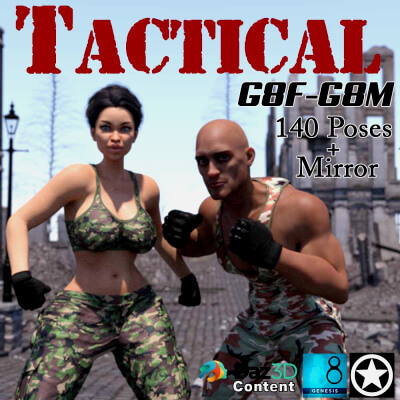 Tactical Poses G8F &amp G8M-Fight Bundle