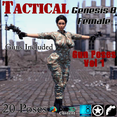 Tactical Poses G8F-Guns Poses &amp Guns Vol 1