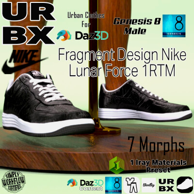 URBX-G8M-Fragment Lunar Nike Lunar Force 1 RTM