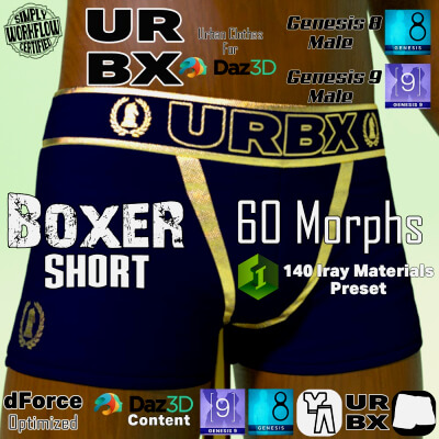 URBX-G8M-G9M Boxer Short HD