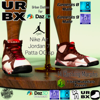 URBX-G8M/G9M-Jordan 7 Patta OG SP