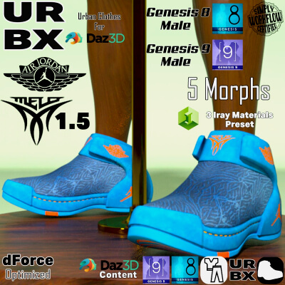 URBX-G8M-G9M Nike Jordan Melo 1.5