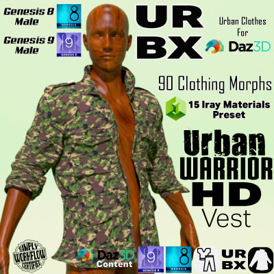 URBX-G8M/G9M-Urban Warrior HD Vest