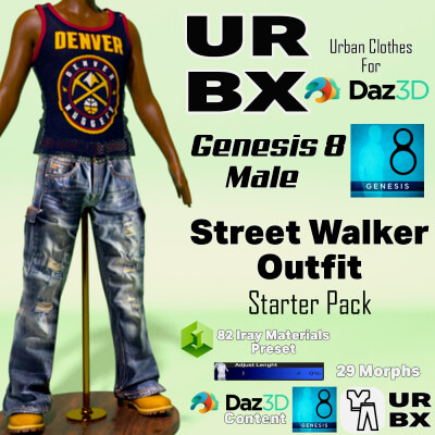 URBX-G8M-Street Walker Outfit Starter Pack